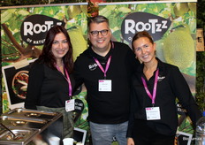 Myrte Gijsbers, Kees Degen en Fleur Kuipers van Rootzz of Nature.