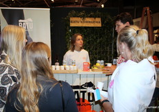 Bij Batu Kombucha was er veel interesse naar hun product.