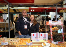 Jordy Weekers en Simone van den Biezen van Keilekker Brabatsche Worstenbroodjes.