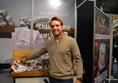 Jorre Roggeband vertelde bij Brandt & Levie dat de biologische worstenlijn heel goed loopt.