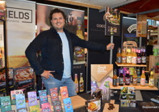 Bij Jelmer Daniëls kon men terecht voor meer informatie over de diverse biologische merken die door Goodfoods vertegenwoordigd worden. “De eerste deelname vorig jaar bleek zeker voor herhaling vatbaar. Dit is een prettige beurs om onze markt verder uit te breiden.”