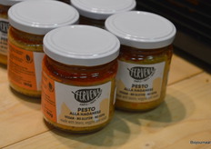 Deze pesto bevat geen noten en is gluten- en sojavrij.