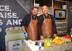 Christian Lensen en Joost Castenmiller bij Wijndragers.