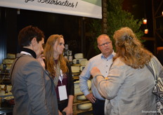 Piet den Hertog van De Mèkkerstee in de stand van De Kaasfabriek. 