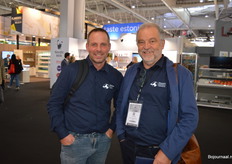 Namens de Organic Goat Milk coöperatie als bezoeker op de beurs: Jan van Tilburg en Johan Devreese.  