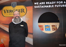 Edwin Roelse bij Vergeer: "Biologisch is met name in de out-of-home markt in opkomst." Ze gooiden hoge ogen met de nieuwe 'cheese dog', een hotdog gemaakt van kaas (niet biologisch).