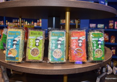 Ze presenteerden deze range biologische noodles.