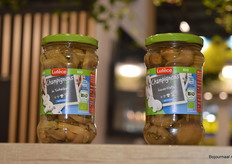 Zij presenteerden onder meer deze biologische champignons.