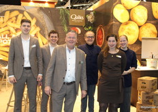 Quint van Veldhoven, Marco van Helden, Kees van Veldhoven, Kees van der Burg, Jolinda van Genderen en Emma van Wijk van Quiks Quality Potatoes.