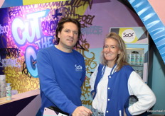 Daan Harterink en Nicole Horsmans van Soof drinks.