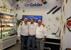 Hans van der Wegen, Ron Heijstek en Corné Pijnenburg van Van Gelder Groente & Fruit.