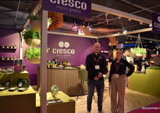 Bij Cresco troffen we Marisca en Mitchel Prins, de 4e generatie in micro greens en een nieuwe stand