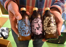 Bij Yugen Kombucha is zelfs de inkt op de flessen bio