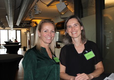 José Scholtes en rechts Mathilde Meijers van Planet PR & Communication