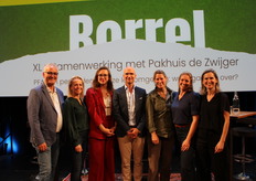 De organisatie van de BioBorrelXL: Jan Groen, José Scholtes, Josefien van Marlen, Paul van Schijndel, Herma Winnemuller, Kim Huppertz en Mathilde Meijers
