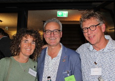 Wilma van den Oever van Granaatappel Communicatie, Jan Groen van Green Organics en John Machielsen