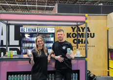 Yaya Kombucha presenteerde zich op de Horecava 2026 met haar gefermenteerde, biologische drankassortiment.