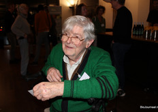 Wilbrord Braakman is met zijn 91 jaar ongetwijfeld de oudste in de zaal