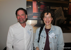 David Luijendijk van Kwekerij Eko-Logisch en Sanne Smeets van Caring Farmers