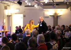 Vraag uit de zaal van Pieter Pekelharing van Microbiome Center