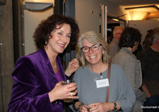 Mariel Croon van MDL Foods en Miriam Offermans van de Haagse Voedselraad