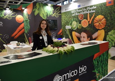 Amico Bio is een biodivers bedrijf met verschillende soorten blad en vollegrondsgroenten, maar ook fruit met hostess Giulia Forlani