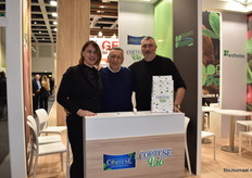 Cortese met Sara, Giuliano en Giancarlo Cortese, hun familiebedrijf is actief in babyleafs