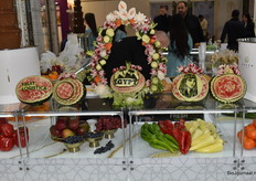 Een waar Fruit Logistica kunstwerk in de Noord-Afrikaanse hal