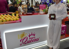 Wiktoria Korczak van Agro Queens ziet alles door een roze bril. Zij hebben biologische appelen