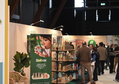 Speciaal voor de beurs had BioForum een biologisch paviljoen opgezet met enkele bio-bedrijven uit de regio