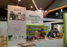 De stand van Mannavita, foto: Marijke Van Ranst