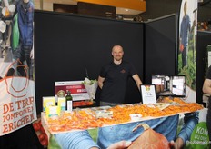 Rinke Robbers van De Terp met hun pompoenen en pompoenstukjes.