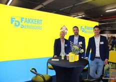 Jasper Schutte, Hans Wijlens, en Martijn Visscher van Fakkert Biologische Voeders.