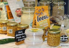 De weide variatie van lupine producten.