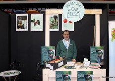 Matthijs Tak van Bio aan Huis, een abonnementsysteem voor groenten- en/of fruitboxen.