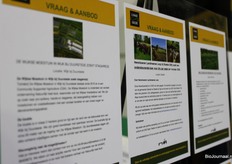 Het vraag- en aanbodbord van Landgilde waar ze boeren proberen te verbinden.