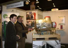 Mark J.M. Hulsink en Klaas Klifman, gespecialiseerd in microturbines en turbines.
