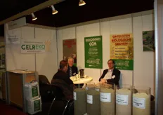 Erg gezellig bij Gelreko, een bedrijf in diervoeders. Wim van den Besselaar, Wim Krajenbrink en Arie Stout.