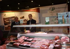John Claude Michel en Davy Jansen bij Porcs Qualité Ardenne.
