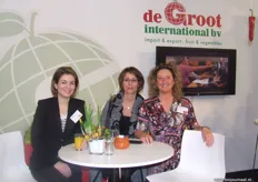 Miriam Lanfemeijer-Kooij van Kooij Antwerpen, Karin Westera van Borgers en Nancy Adams van De Groot.
