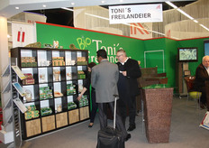 Vooral de eierendoosjes vielen op bij Toni's Freilandeier.