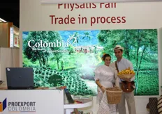 Typische Colombiaanse producten bij Proexport Colombia.