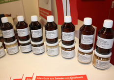 Diverse extracten en poeders (waaronder knoflook).