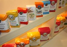 Een hele reeks, zeer diverse verpakkingen.