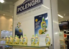 Citroensap in een bio-afbreekbare fles van de Italiaanse producent Polenghi.