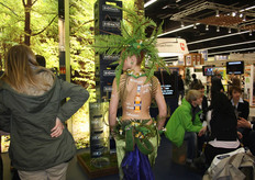 Ze poseert graag even voor ons.