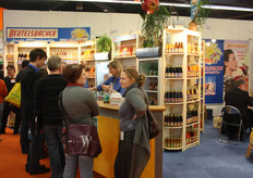 Veel dranken in de stand van Beutelsbacher.