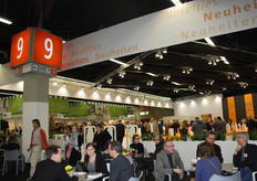 Het platform met noviteiten in hal 9.