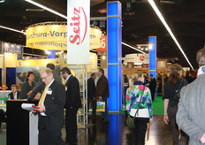 Veel belangstelling voor de stands in hal 6.