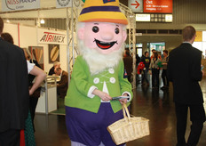 Opvallende verschijning in hal 6.